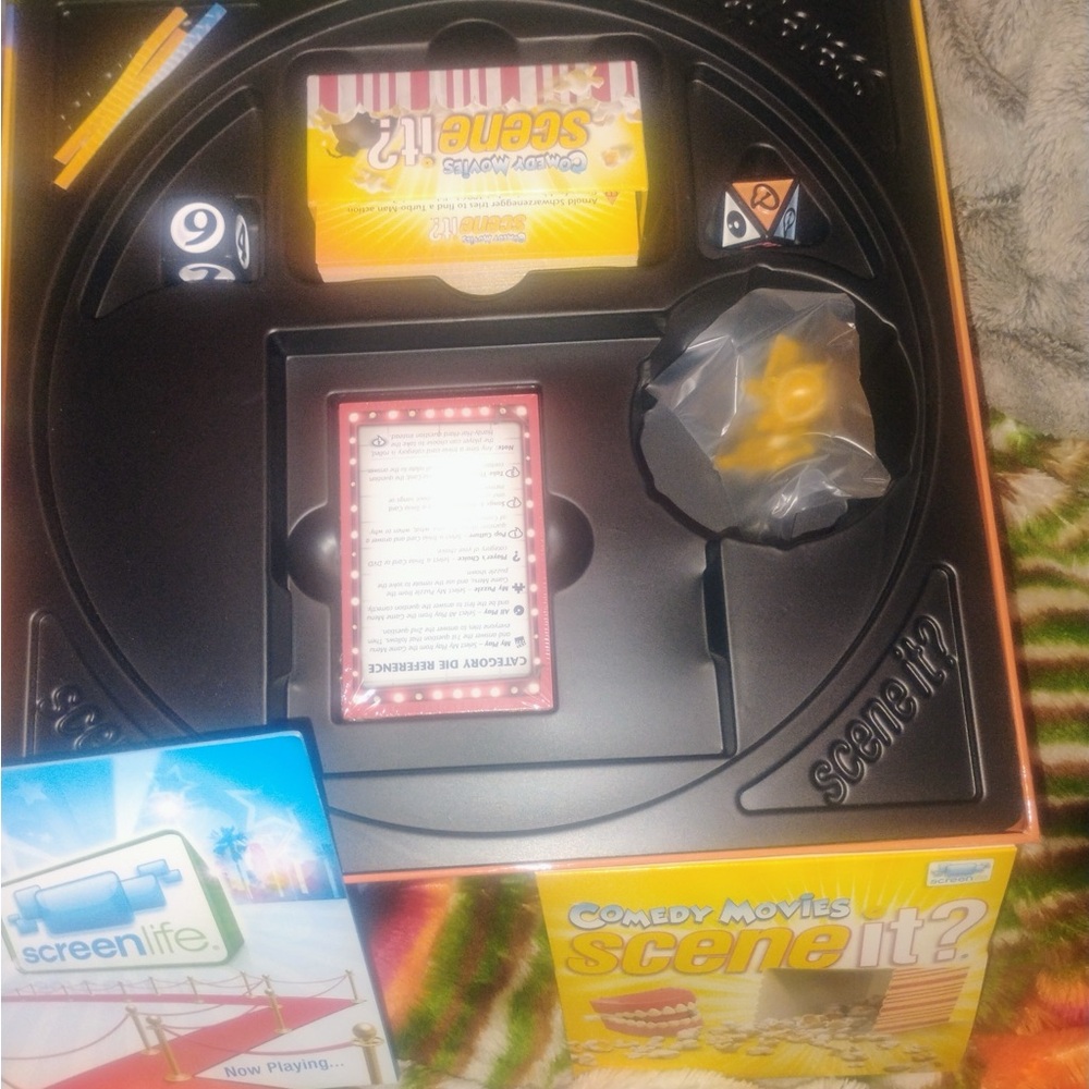 Kohl's Scene It? Comedy Movies Game - Yellow and Blue - Picture 4 of 4